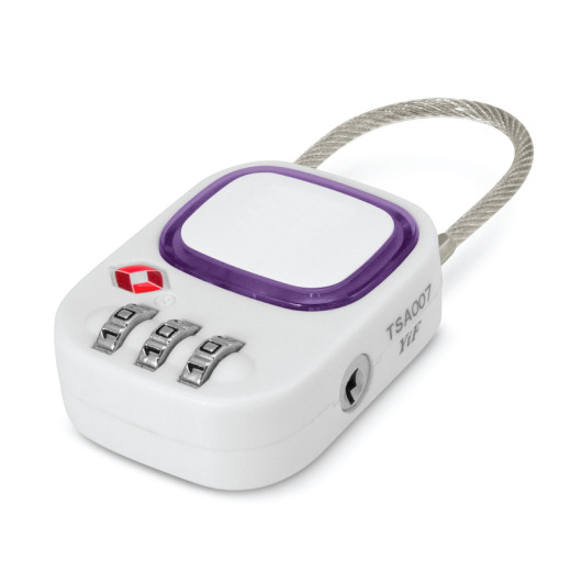 Branded Luggage Locks Purple